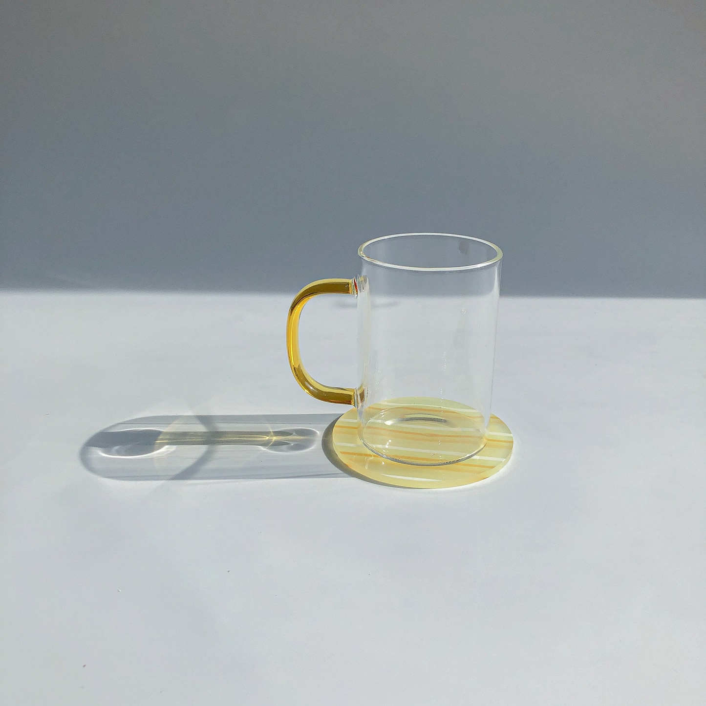 80s Acrylic Coasters in Lemon (8CM) by PROSE Tabletop