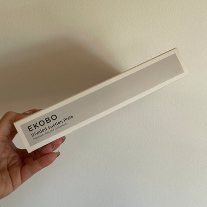 Ekobo silicone baby plate -divided suction plate
