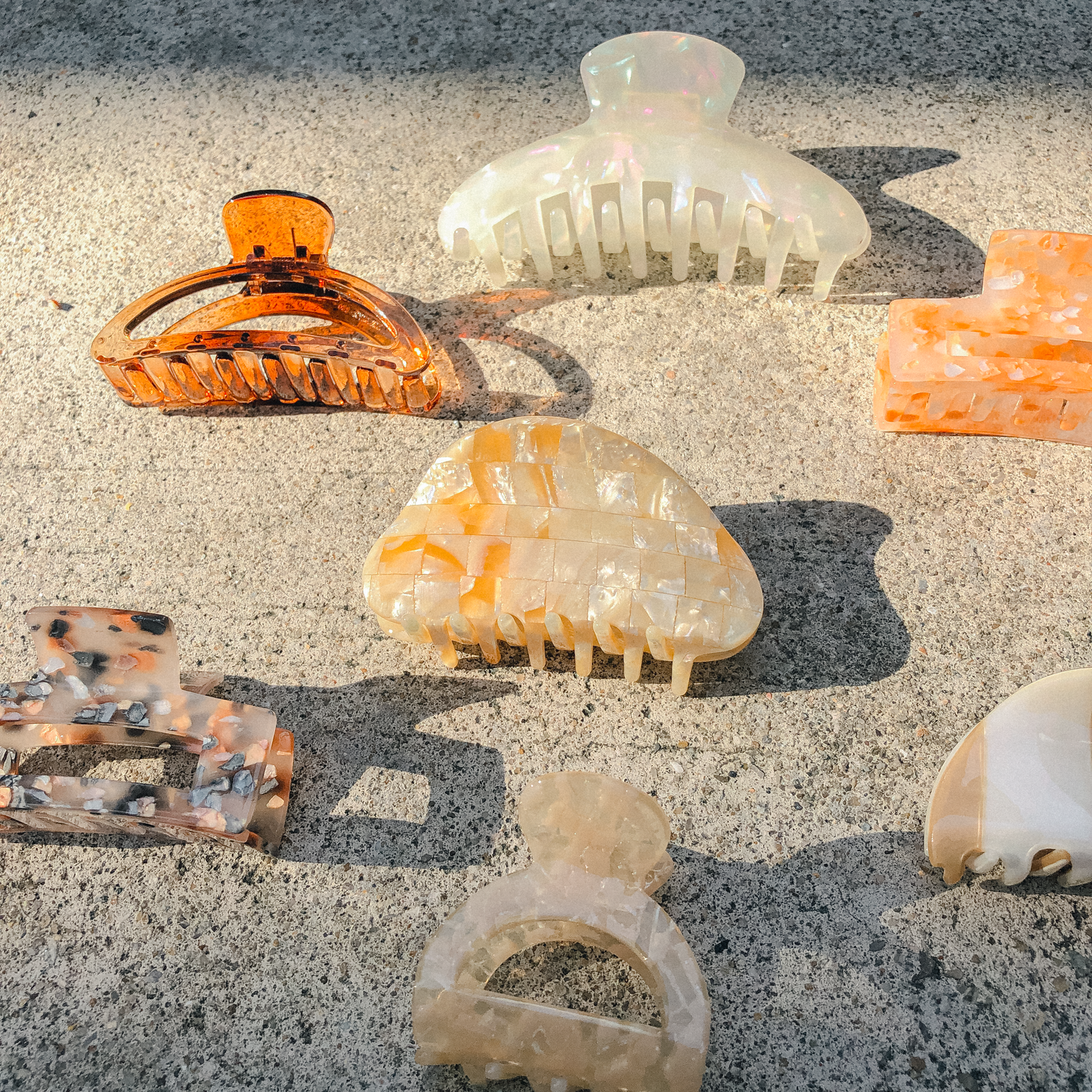 Warm Neutrals Hair Claw Collection by Veronique