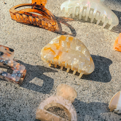 Warm Neutrals Hair Claw Collection by Veronique