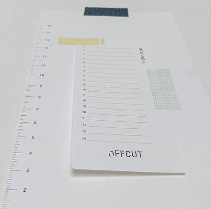 1 Day Plan Notepad by OFFCUT