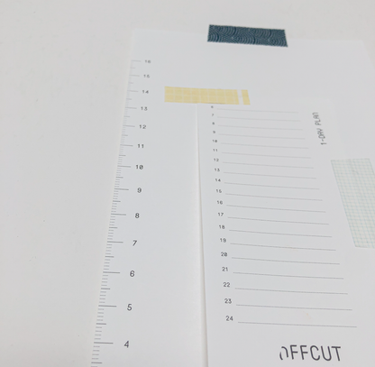 1 Day Plan Notepad by OFFCUT