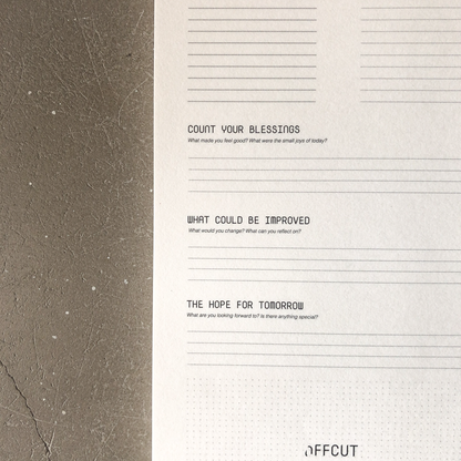Daily Mood Tracker Notepad by OFFCUT