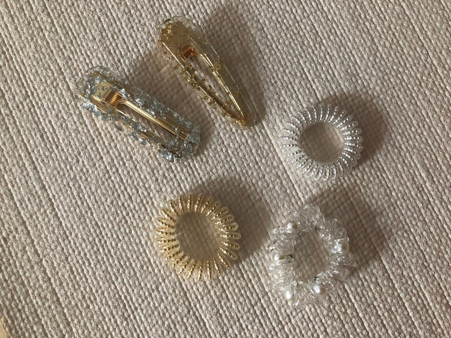 Veronique Summer Trio Phone Cord Hair Ties