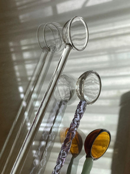 Handmade Candy Glass Spoons by PROSE Tabletop