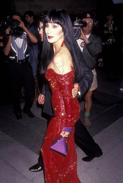 The Cher Beaded Bucket Bag by Veronique