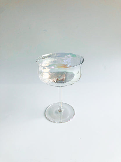 Iridescent Ripple Parfait Glass by PROSE Tabletop