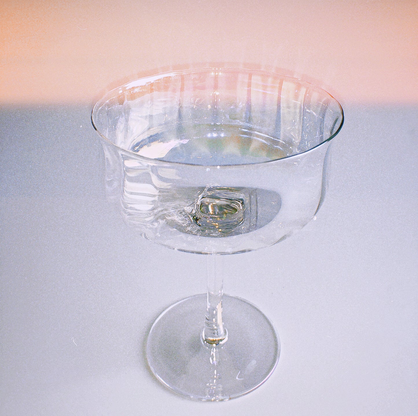 Iridescent Ripple Parfait Glass by PROSE Tabletop