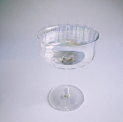Iridescent Ripple Parfait Glass by PROSE Tabletop
