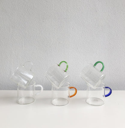 Accent Macchiato Glass in Green by PROSE Tabletop