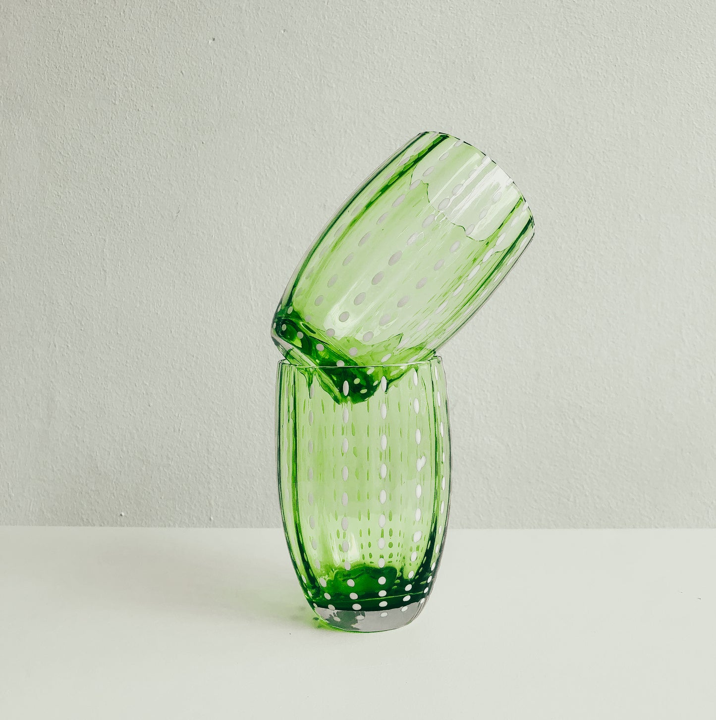 Handmade Watermelon Glasses in Empoli by PROSE Tabletop