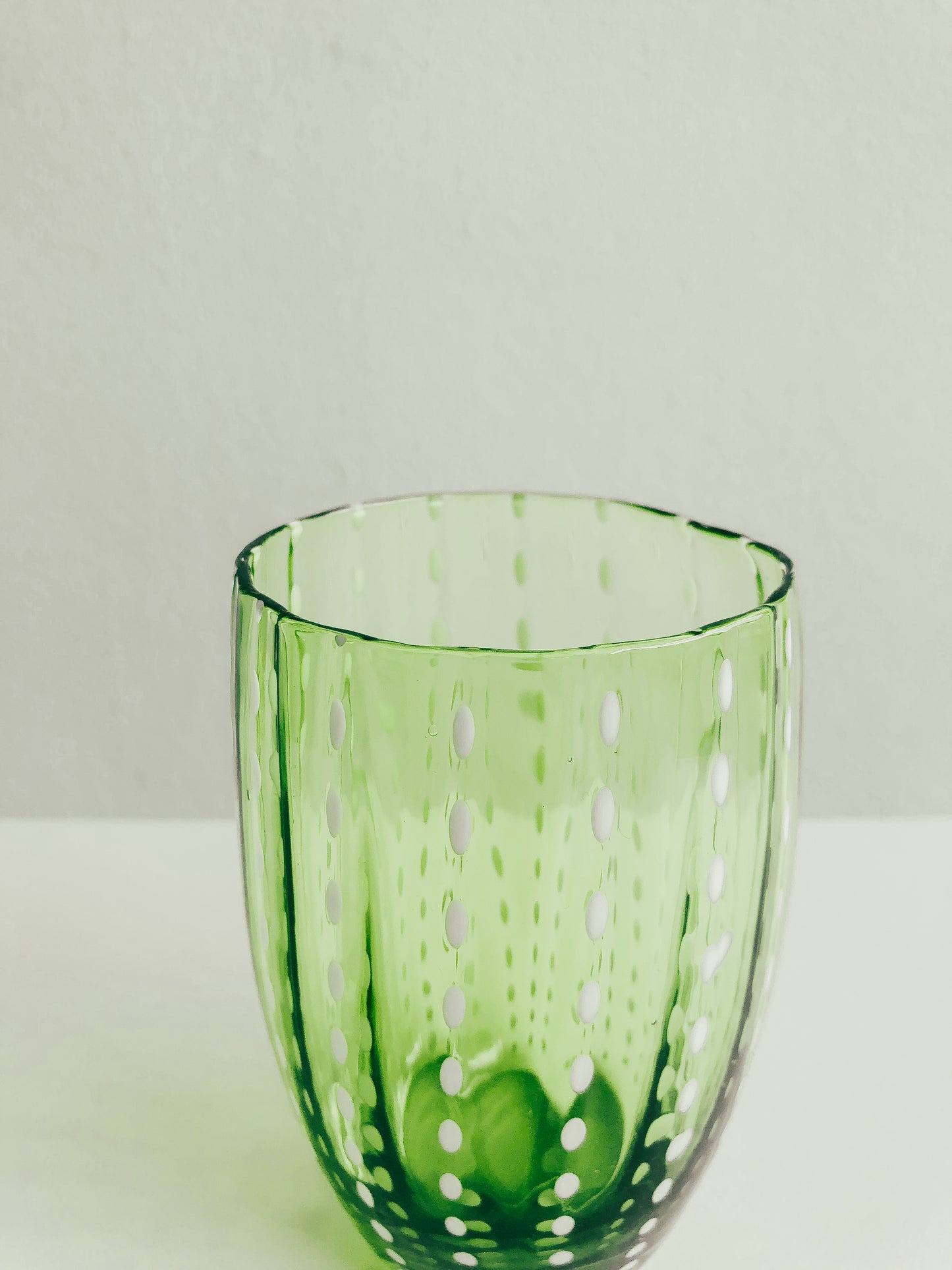 Handmade Watermelon Glasses in Empoli by PROSE Tabletop