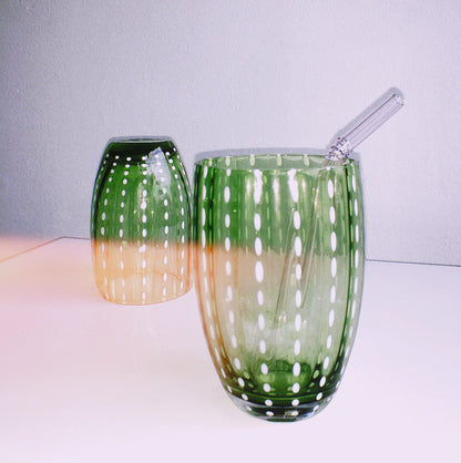 Handmade Watermelon Glasses in Empoli by PROSE Tabletop