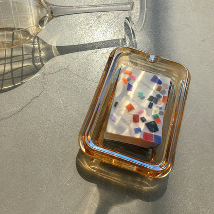 Carnival Glass Soap Dish by PROSE Décor