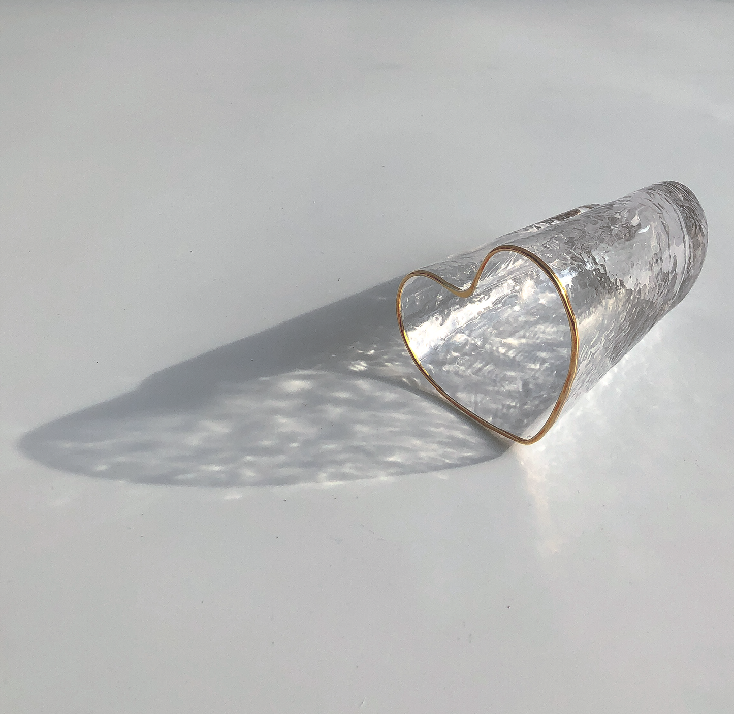 Crystal Heart Brush Holder by Veronique