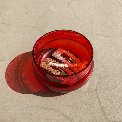 Red Apple Trinket Case by PROSE Décor
