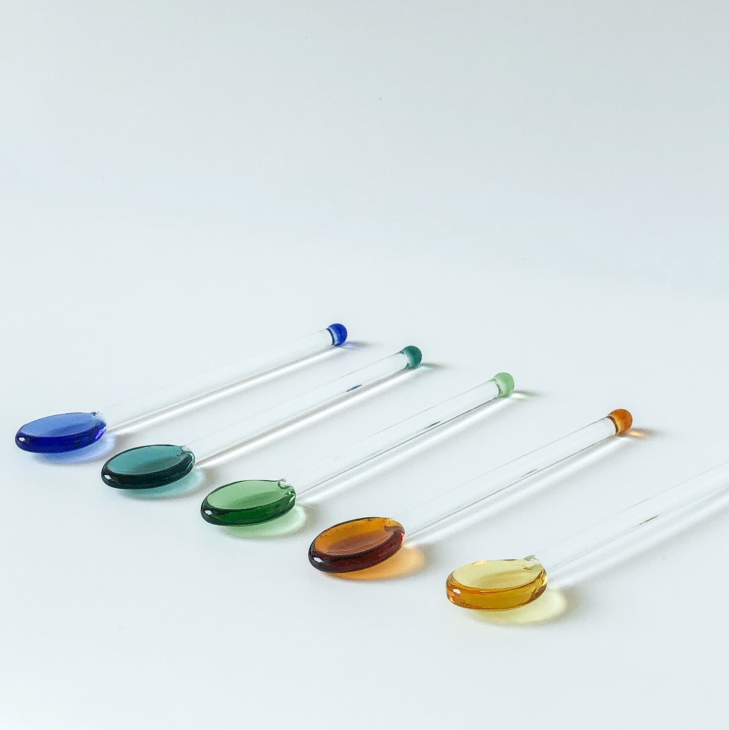 Gumdrop Glass Teaspoons by PROSE Tabletop