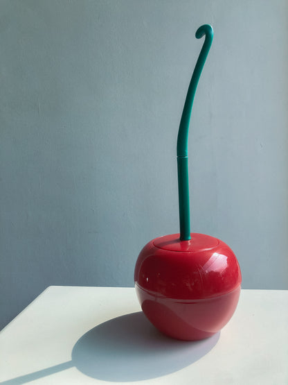 Cherry Toilet Brush with Holder by PROSE Décor