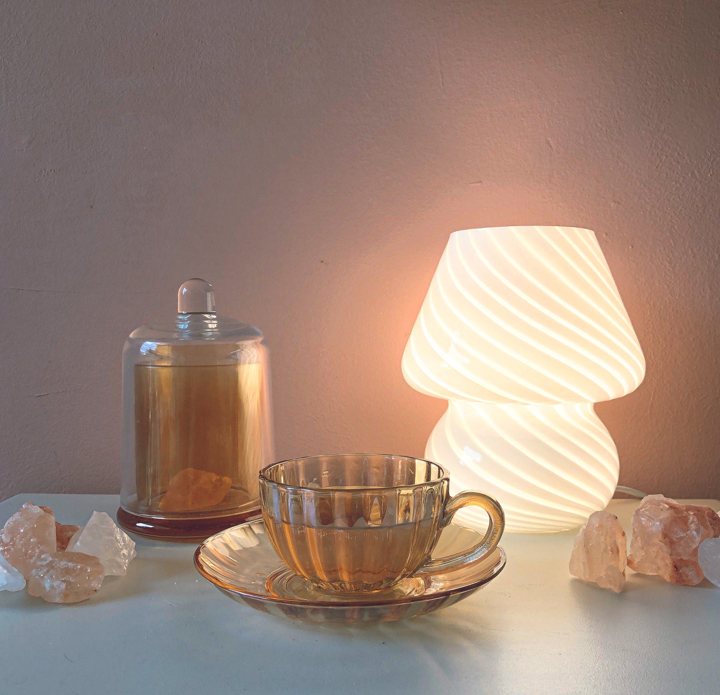 Swirled Mushroom Lamp by PROSE Décor