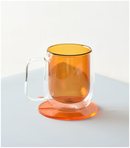 Insulated Curve Glass Mug by PROSE Tabletop