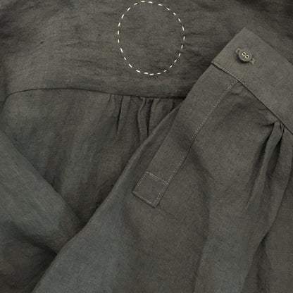 Belgium Linen Pullover Shirt (Beige) by Cosmic Wonder