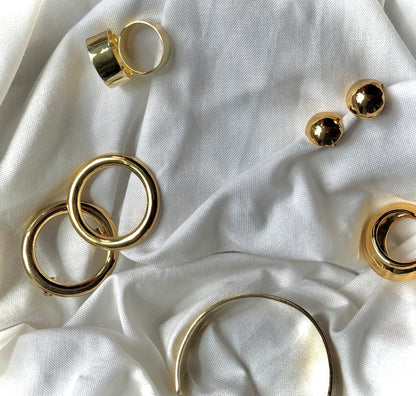 Slim Flat Band Rings by Veronique 925 Silver