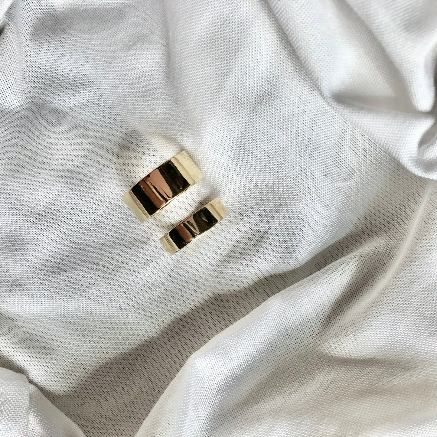 Slim Flat Band Rings by Veronique 925 Silver