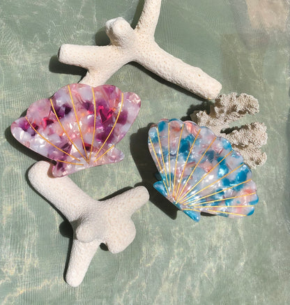 The Ava Shell Hair Claws by Veronique