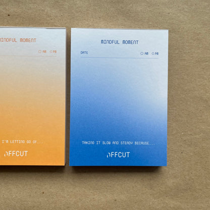 Mindful Moment Notepad (Orange) by OFFCUT