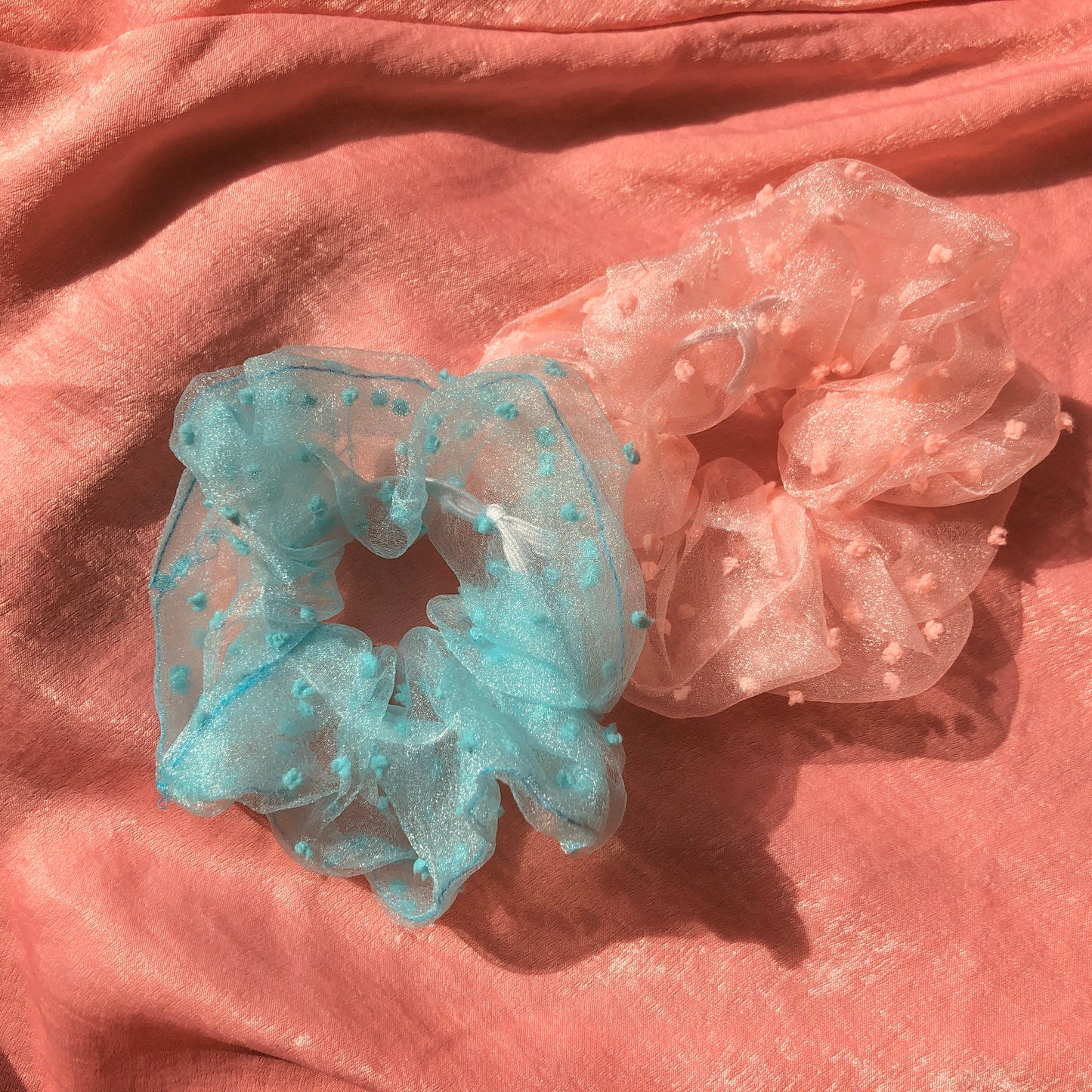 90s Textured Hair Scrunchies by Veronique