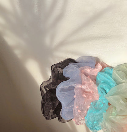 90s Textured Hair Scrunchies by Veronique