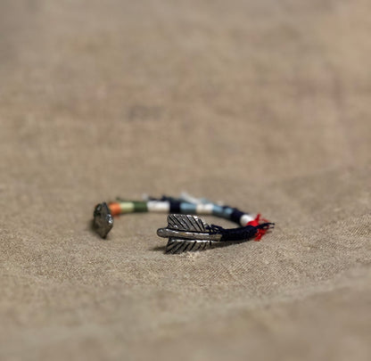 WRAPPED ARROWHEAD CUFF (Multi) by George Frost