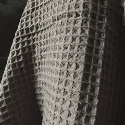 Waffle Throw in Graphite by PROSE Décor