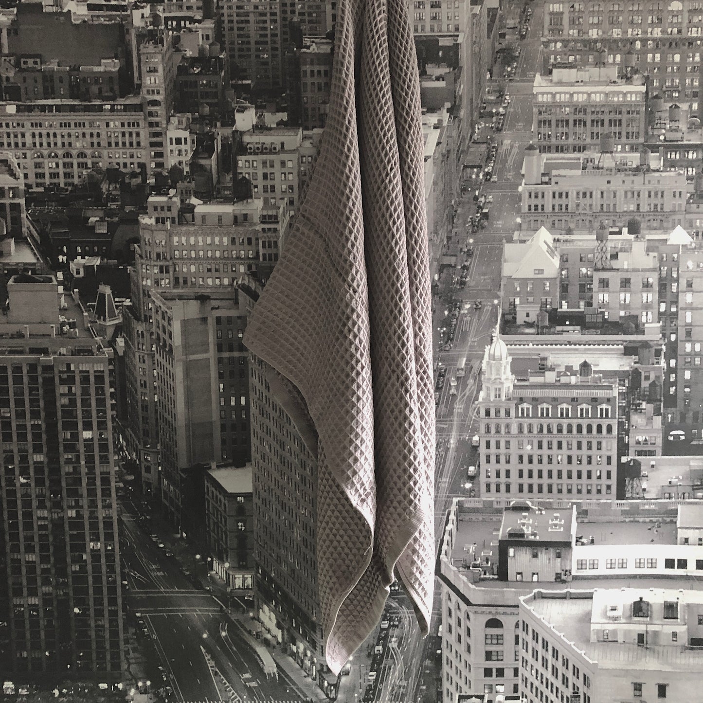 Waffle Throw in Graphite by PROSE Décor