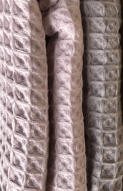 Waffle Throw in Graphite by PROSE Décor