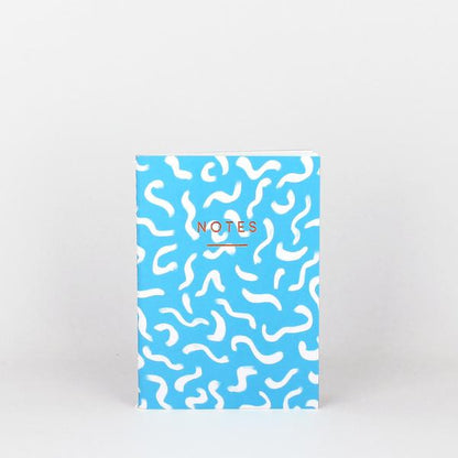 'Wiggle' Notebook (Bright Blue) - Emporium of the Modern Man
 - 2