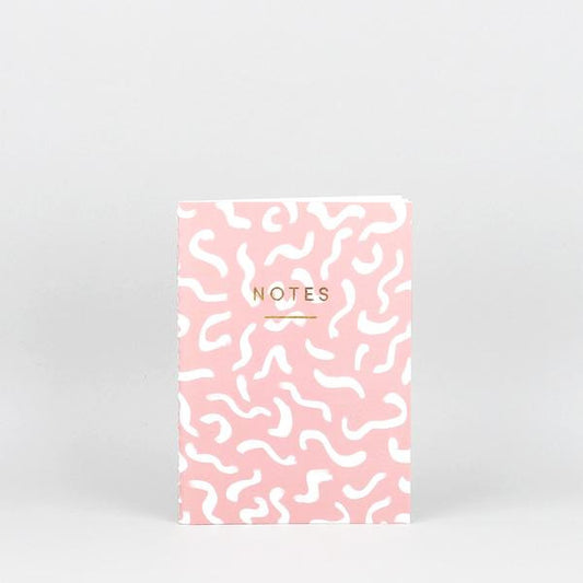 'Wiggle' Notebook (Pink) - Emporium of the Modern Man
 - 1