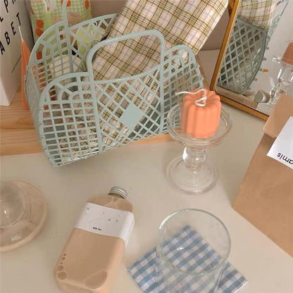 Classic PVC Market Tote Bag by Veronique