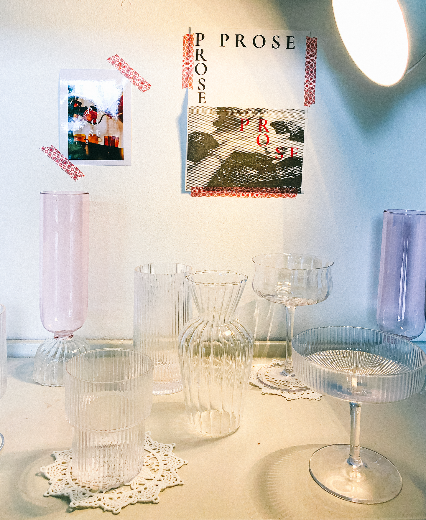 Ripple Highball Glass  by PROSE Tabletop