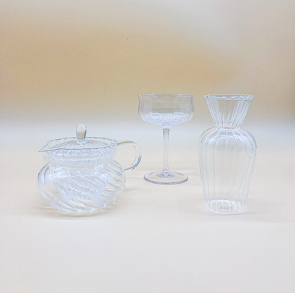 Vintage Style Ripple Teapot by PROSE Tabletop