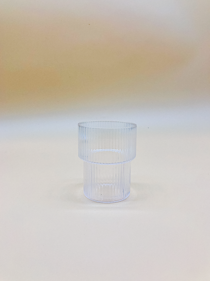 Vintage Style Ripple Water Glass by PROSE Tabletop