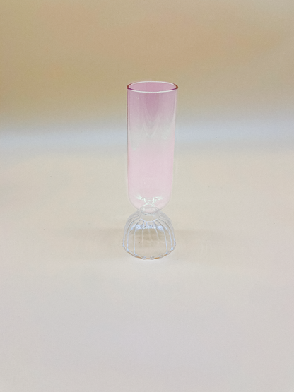 Handblown Green Champagne Glass by PROSE Tabletop