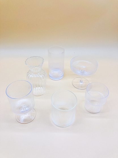 Ripple Highball Glass  by PROSE Tabletop