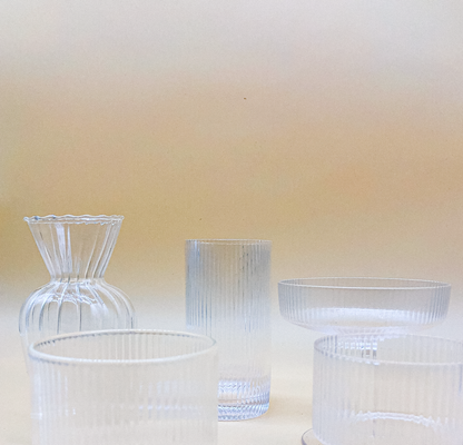Ripple Highball Glass  by PROSE Tabletop