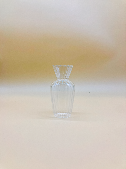 Handblown Ripple Vase by PROSE Botanical