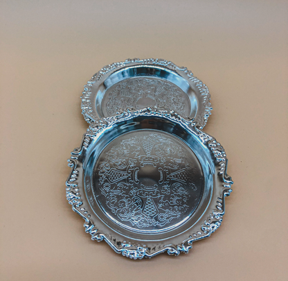 Stainless Steel Coasters by PROSE Tabletop