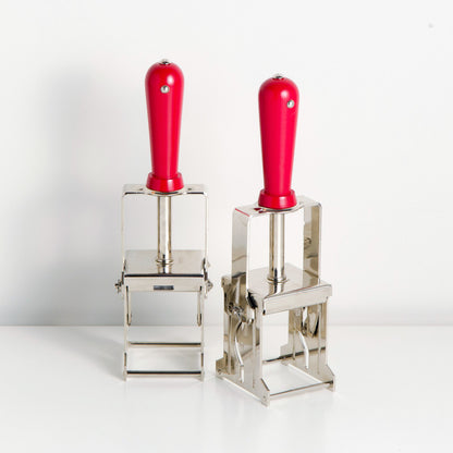 Self-Inking Rubber Stamp Red + Nickel