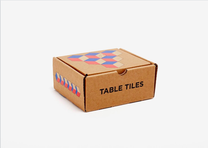 Table Tiles - Blue/Red - Emporium of the Modern Man
 - 2