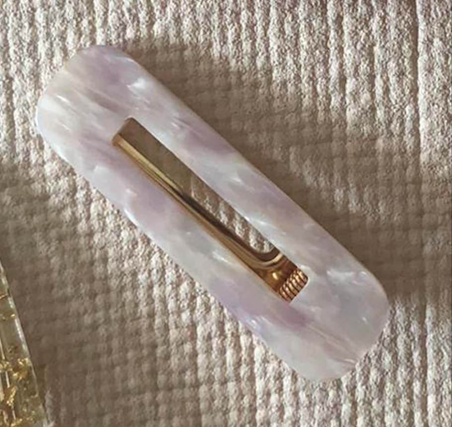 Veronique Rectangular Hair Barrettes SS20