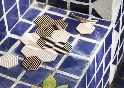 Table Tiles - Optical Black - Emporium of the Modern Man
 - 5